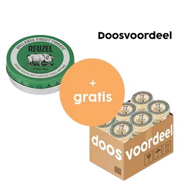 REUZEL POMADE GROEN 95gr DOOS à 12st "15% VOORDEEL"