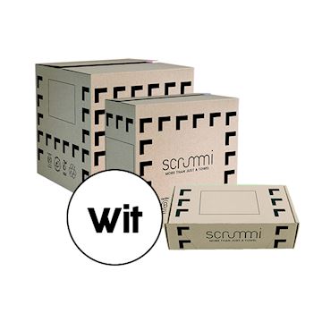 SCRUMMI LUXE WAFFLE TOWELS 80x40cm WIT