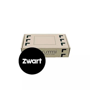 SCRUMMI LUXE WAFFLE TOWELS 80x40cm ZWART 50 STUKS