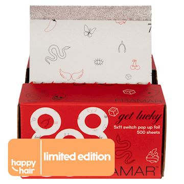 FRAMAR ALUMINIUM FOLIE SHEETS 13x28cm POP UP GET LUCKY*