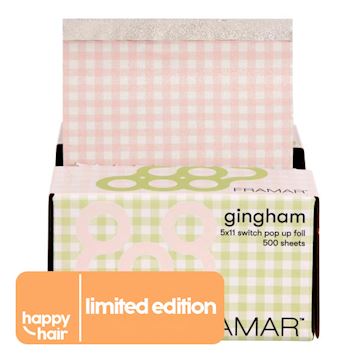 FRAMAR ALUMINIUM FOLIE SHEETS 13x28cm POP UP GINGHAM SWITCH*