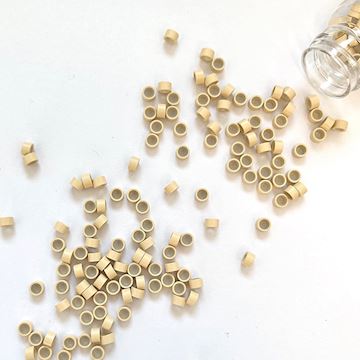 BHBD WEFT BEADS BLONDE MICRO RINGS