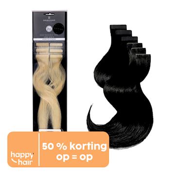 BALMAIN EASY INVISIBLE TAPE HUMAN HAIR  6st 40cm KLEUR 1*