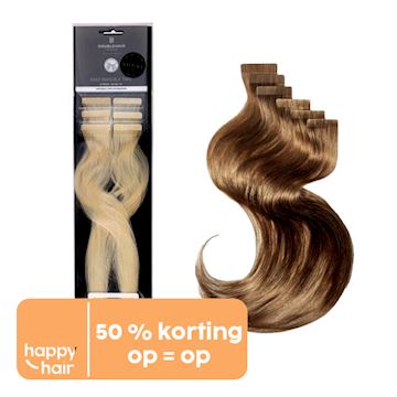 BALMAIN EASY INVISIBLE TAPE HUMAN HAIR  6st 40cm KLEUR 8AA*