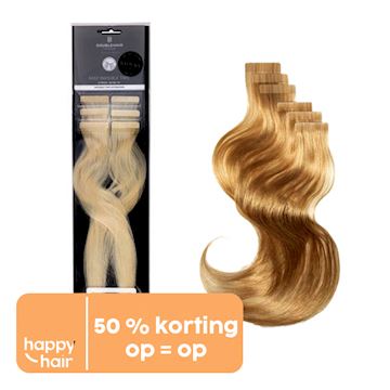 BALMAIN EASY INVISIBLE TAPE HUMAN HAIR  6st 40cm KLEUR 8A*