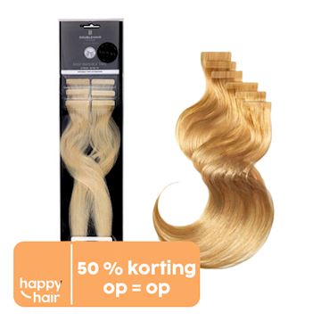 BALMAIN EASY INVISIBLE TAPE HUMAN HAIR  6st 40cm KLEUR 9A*
