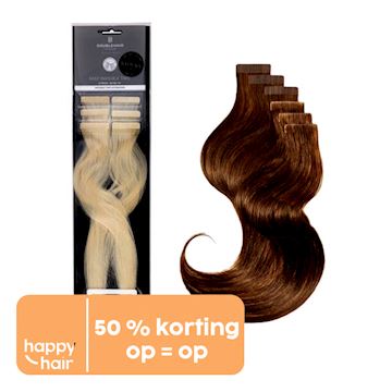 BALMAIN EASY INVISIBLE TAPE HUMAN HAIR  6st 40cm KLEUR L6*