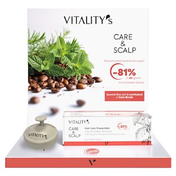 VITALITY'S MARKETING CARE&SCALP COUNTER DISPLAY HAARUITVAL