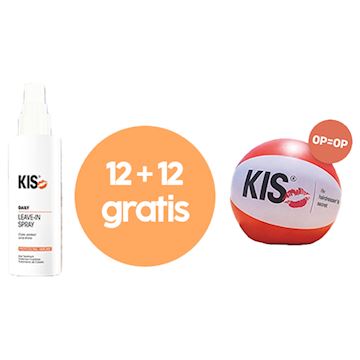 KIS TREATMENT DAILY - LEAVE-IN SPRAY 12x50ml & 12x STRANDBAL
