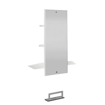 SALON AMBIENCE MI/610-06 OXFORD SPIEGEL WHITE ASH