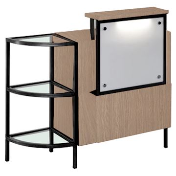 SALON AMBIENCE RD/328-05 INFINITY DESK OAK