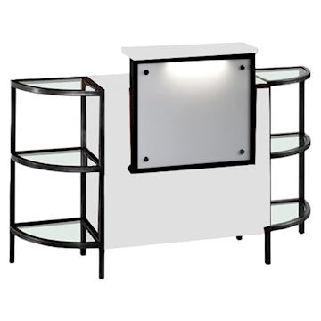 SALON AMBIENCE RD/330-06 INFINITY DESK WHITE ASH