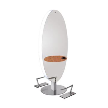 SALON AMBIENCE MI/600-03 SPIEGEL MERCURY WOODEN