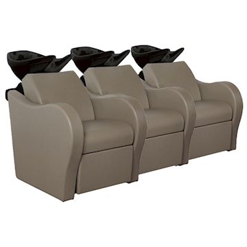 SALON AMBIENCE LUXURY WASHUNIT 3-PLACE MATZWART