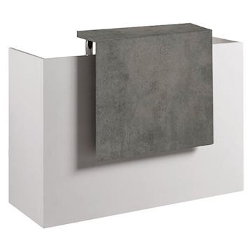 SALON AMBIENCE RD/038-03 DESK MILLENNIUM CEMENT GREY