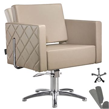 SALON AMBIENCE CH/101-22 STOEL SQUARE+ POMP 2 JAAR GARANTIE