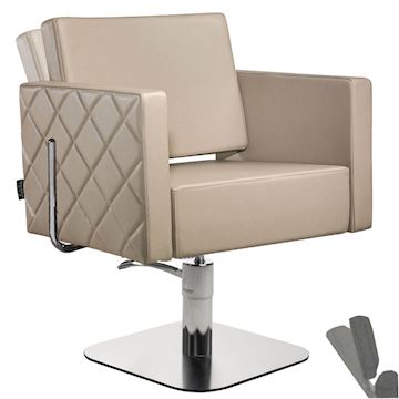 SALON AMBIENCE CH/101-2/S STOEL SQUARE+ POMP 2 JAAR GARANTIE