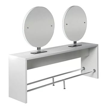 SALON AMBIENCE BROOKLYN KAPTAFEL ROND 2-PLACE