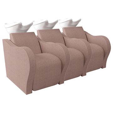SALON AMBIENCE WU/932/B LUXURY LONGUE WASHUNIT 3-PLACE WIT
