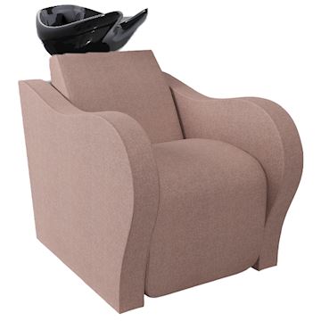 SALON AMBIENCE WU/912/N LUXURY LONGUE WASHUNIT 1-PLACE ZWART