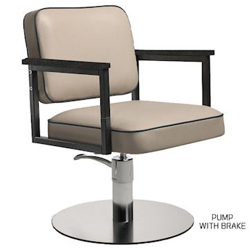 SALON AMBIENCE CH/190-4/R-02 STOEL MADISON BLACK ASH