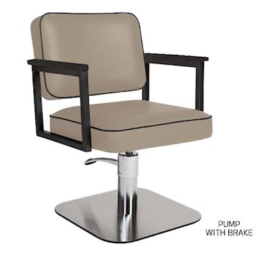 SALON AMBIENCE CH/190-4/S-02 STOEL MADISON BLACK ASH