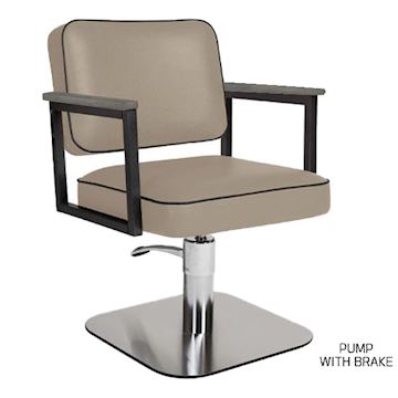 SALON AMBIENCE CH/190-4/S-03 STOEL MADISON CEMENT GREY