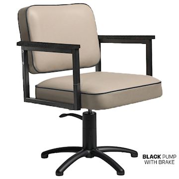 SALON AMBIENCE CH/190-4N-02 STOEL MADISON BLACK ASH