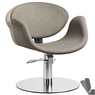 SALON AMBIENCE SH/431-2/R AMBER STOEL POMP 2 JAAR GARANTIE