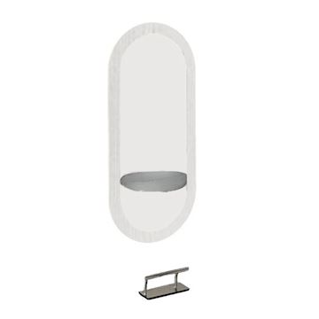 SALON AMBIENCE MI/630-05-06 ECLIPSE SPIEGEL WHITE ASH