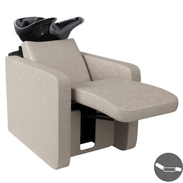 SALON AMBIENCE WU/1011/N NEPTUNE WASHUNIT ZWART 1-PLACE