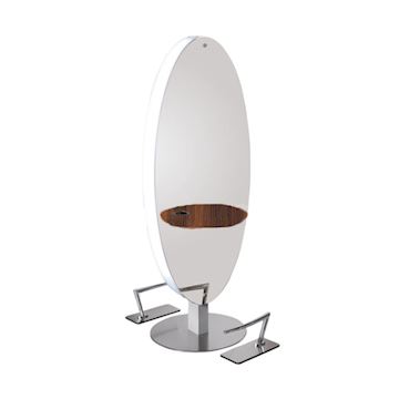 SALON AMBIENCE MI/605-03-04 SPIEGEL MERCURY MOKA