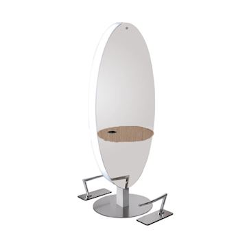 SALON AMBIENCE MI/605-03-05 SPIEGEL MERCURY OAK