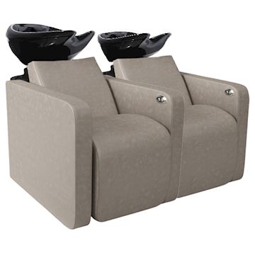 SALON AMBIENCE NEPTUNE WASHUNIT ZWART 2-PLACE