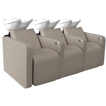 SALON AMBIENCE WU/1032/B NEPTUNE WASHUNIT WIT 3-PLACE