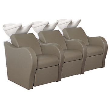 SALON AMBIENCE LUXURY WASHUNIT 3-PLACE WIT