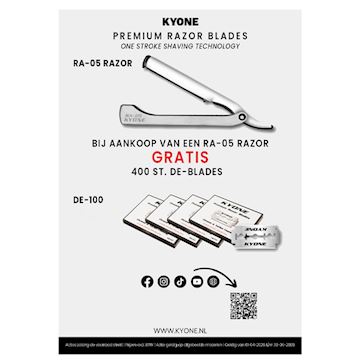 KYONE SCHEERMES RAZOR RA-05 + GRATIS 400 DE-MESJES (KW2)